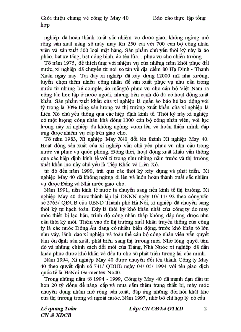 image for page Tình hình tài sản Công ty May 10