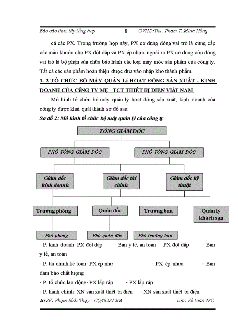 image for page Tổ chức bộ máy kế toán và hệ thống kế toán tại công ty thiết bị điện Việt Nam