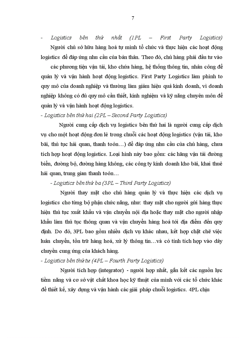 image for page Tổng quan về dịch vụ logistics