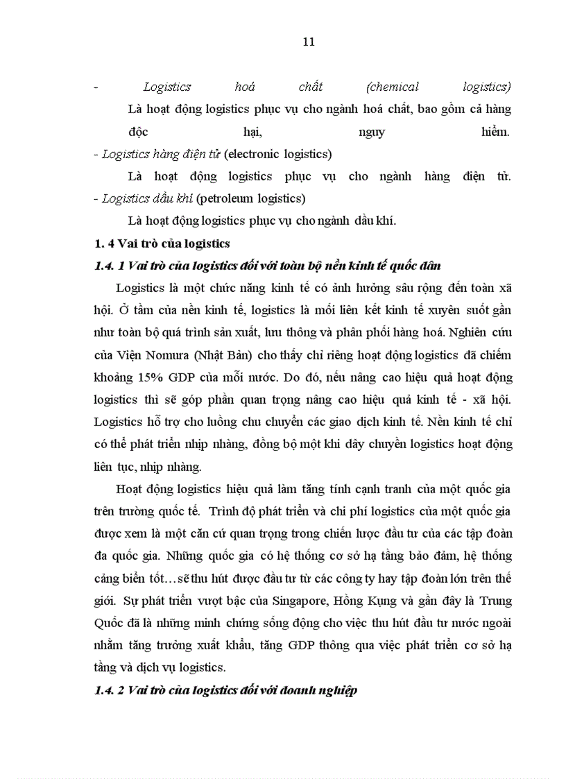 image for page Tổng quan về dịch vụ logistics