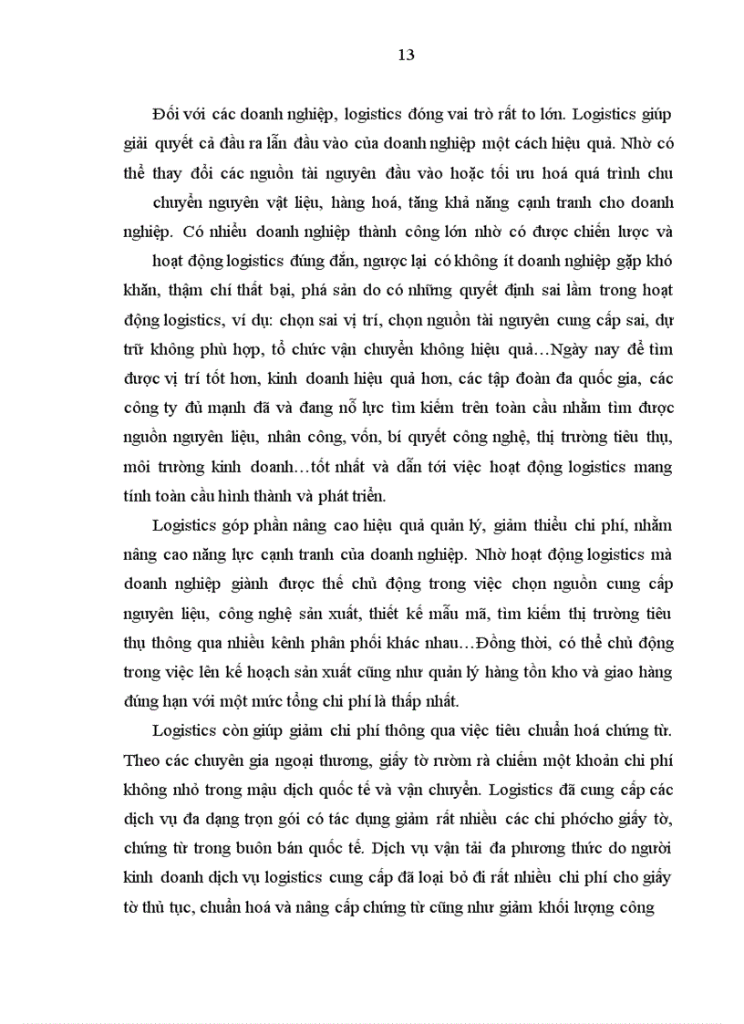 image for page Tổng quan về dịch vụ logistics