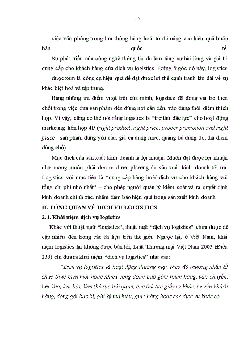 image for page Tổng quan về dịch vụ logistics