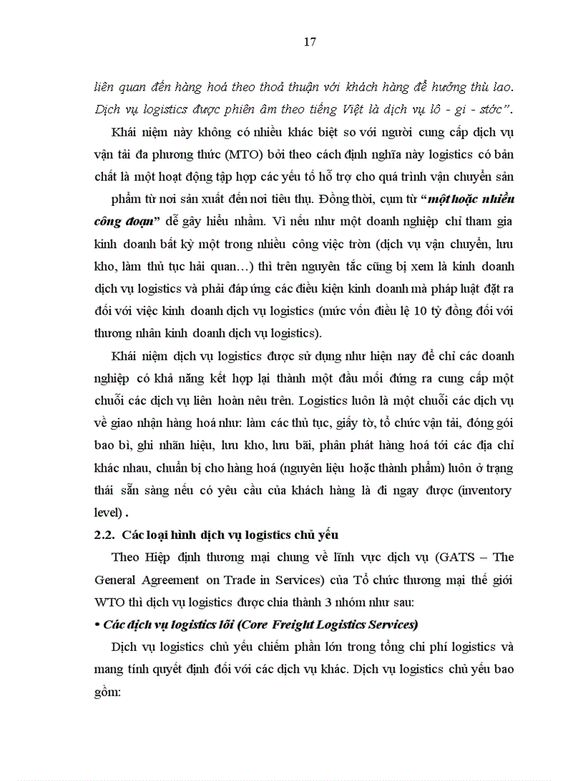 image for page Tổng quan về dịch vụ logistics