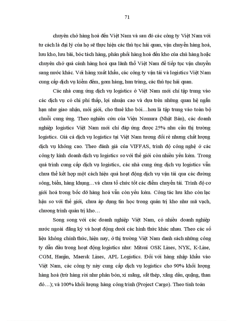 image for page Tổng quan về dịch vụ logistics