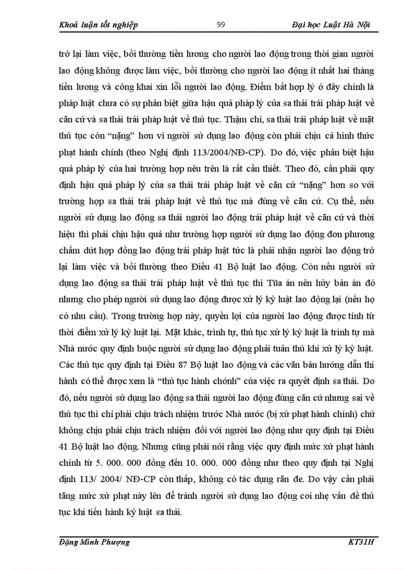 image for page Pháp luật về kỷ luật sa thải trái pháp luật ở Việt Nam và thực tiễn thực hiện