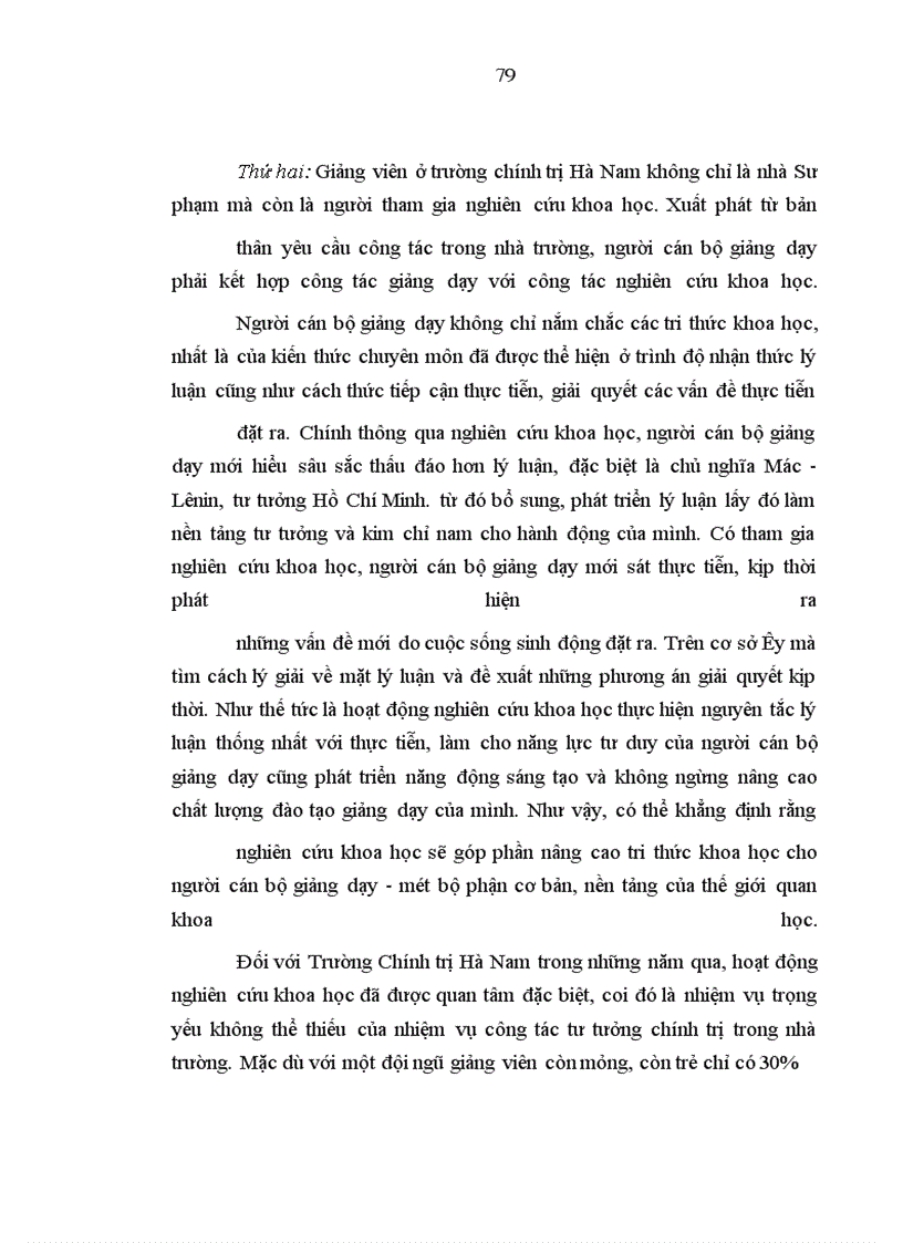 image for page Vấn đề bồi dưỡng thế giới quan duy vật biện chứng cho học viên ở Trường Chính trị Hà Nam