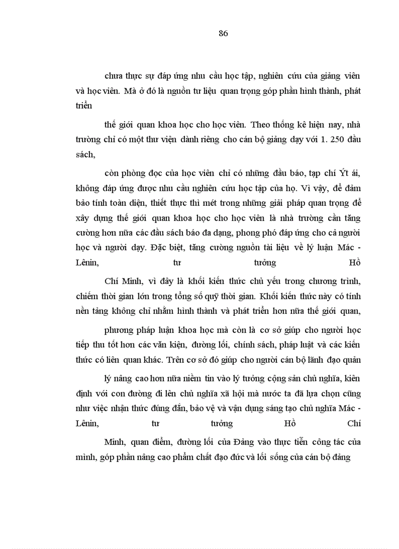 image for page Vấn đề bồi dưỡng thế giới quan duy vật biện chứng cho học viên ở Trường Chính trị Hà Nam