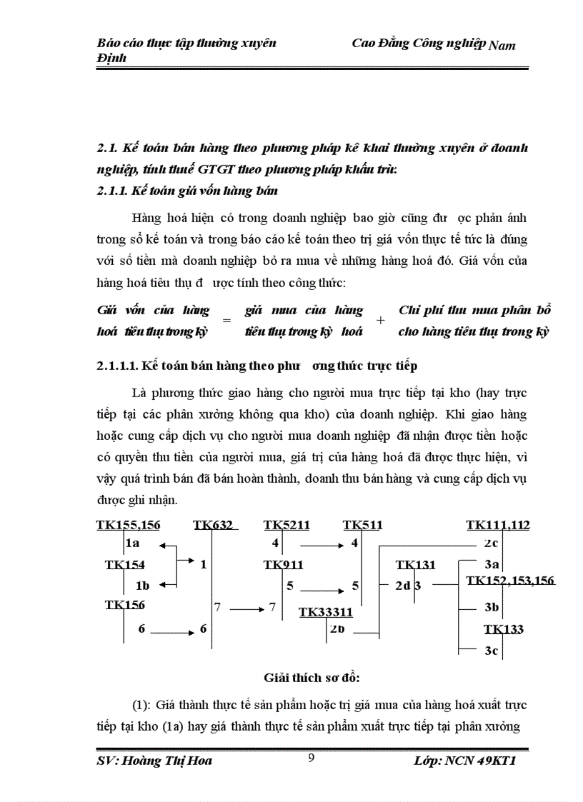 image for page Tổ chức kế toỏn bỏn hàng và xỏc định kết quả bỏn hàng tại Cụng ty TNHH Mỹ Phẩm xuõn thủy