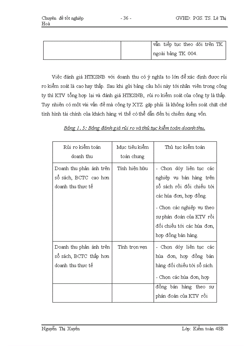 image for page Hoàn thiện quy trình kiểm toán khoản mục doanh thu trong kiểm toán báo cáo tài chính do Công ty TNHH Kiểm toán và Tư vấn Thăng Long