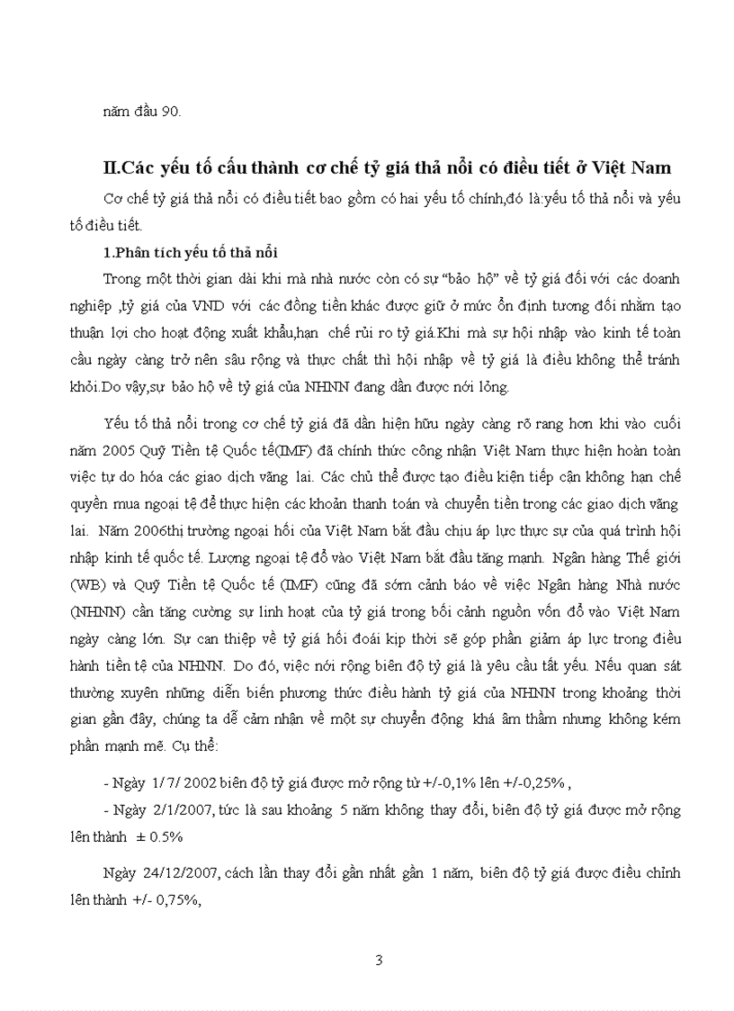 image for page Phân tích cơ chế tỷ giá thả nổi có điêù tiết hiện nay
