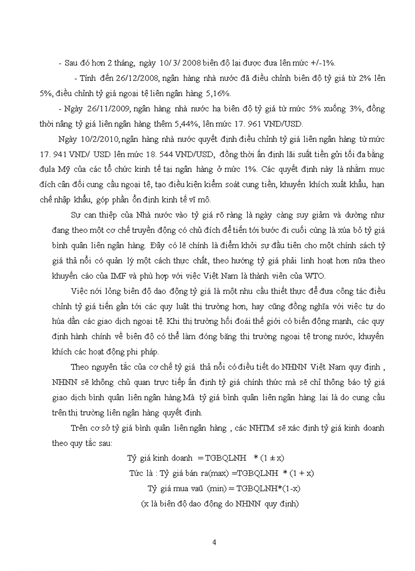 image for page Phân tích cơ chế tỷ giá thả nổi có điêù tiết hiện nay