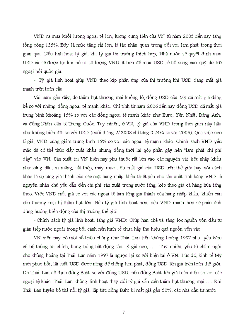 image for page Phân tích cơ chế tỷ giá thả nổi có điêù tiết hiện nay