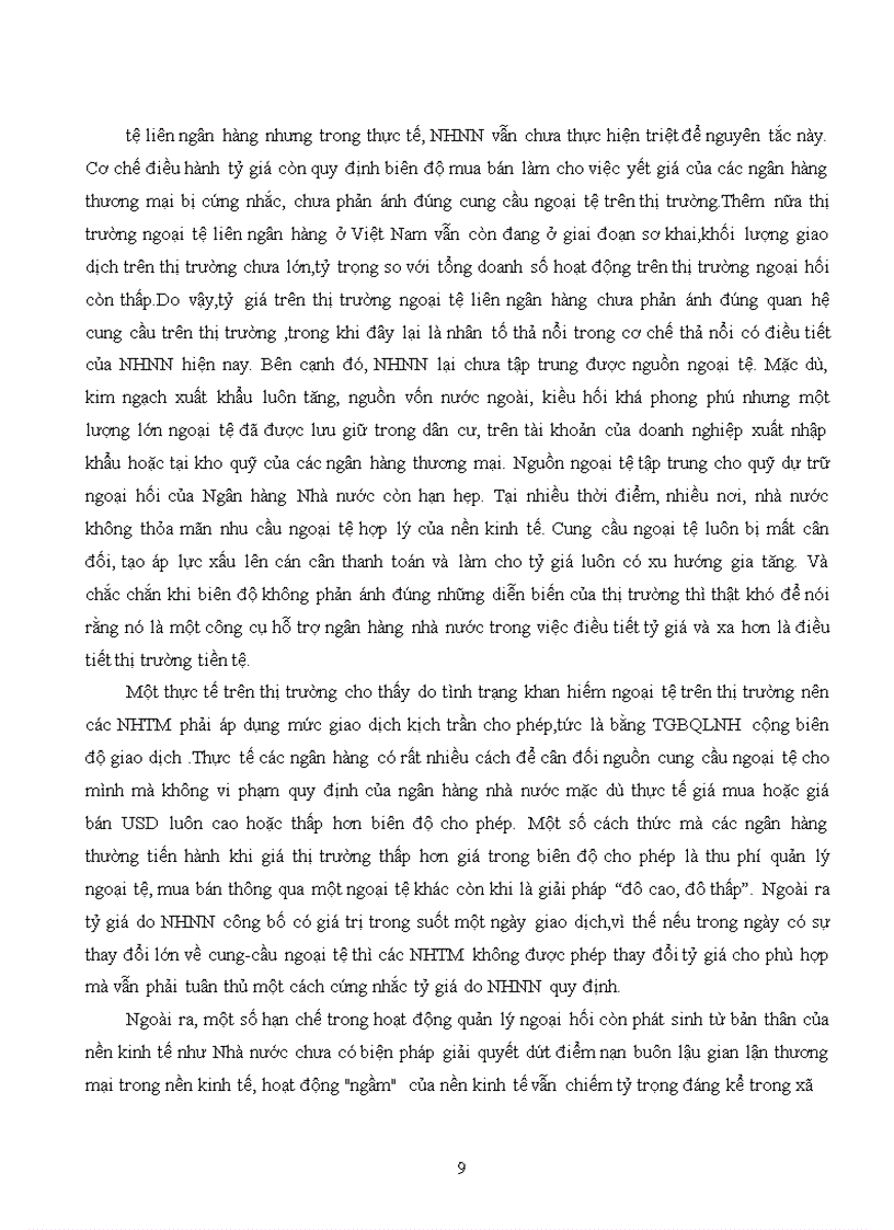 image for page Phân tích cơ chế tỷ giá thả nổi có điêù tiết hiện nay