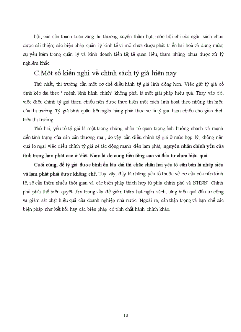 image for page Phân tích cơ chế tỷ giá thả nổi có điêù tiết hiện nay