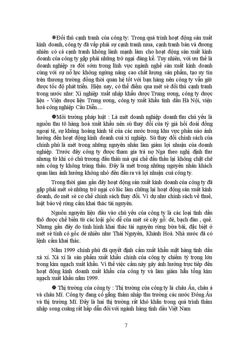 image for page Tình hình hoạt dộng kinh doanh của công ty trong giai đoạn 95-99