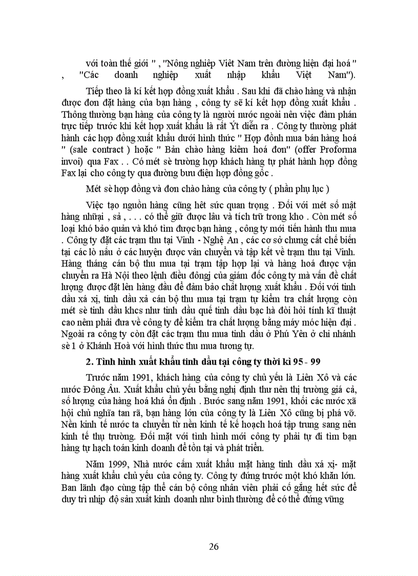 image for page Tình hình hoạt dộng kinh doanh của công ty trong giai đoạn 95-99