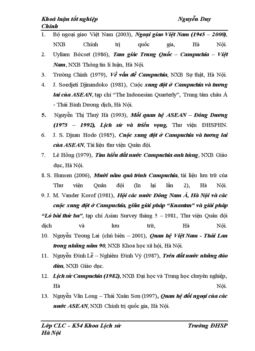 image for page Mối quan hệ Đông Dương và ASEAN 1975 – 1992, lịch sử và triển vọng