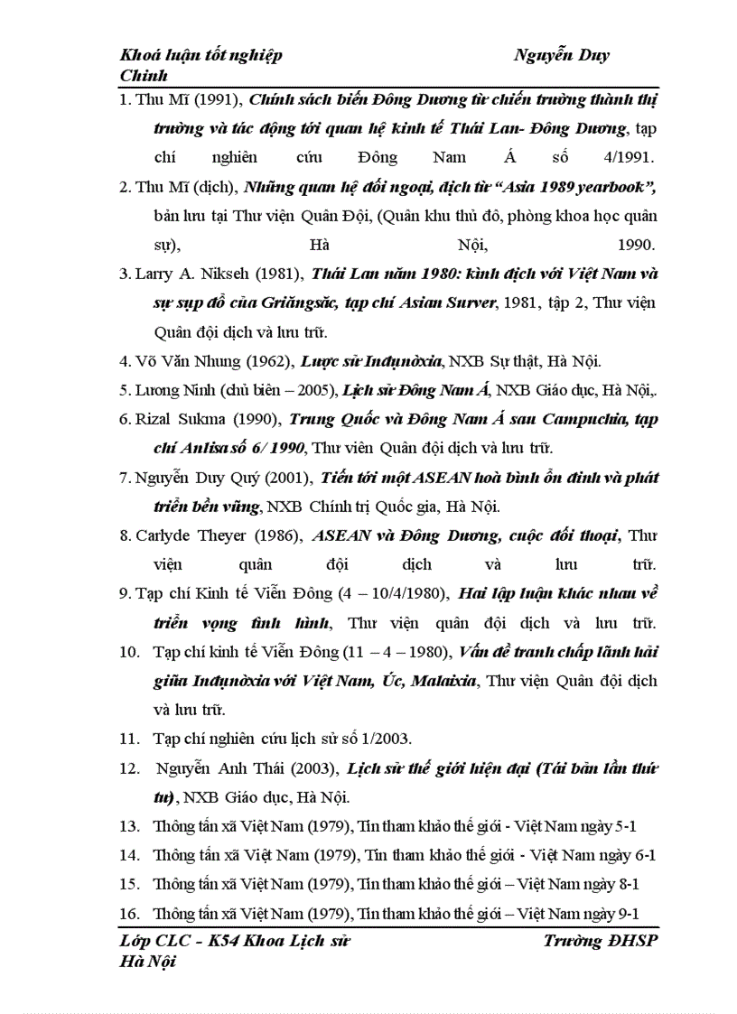 image for page Mối quan hệ Đông Dương và ASEAN 1975 – 1992, lịch sử và triển vọng