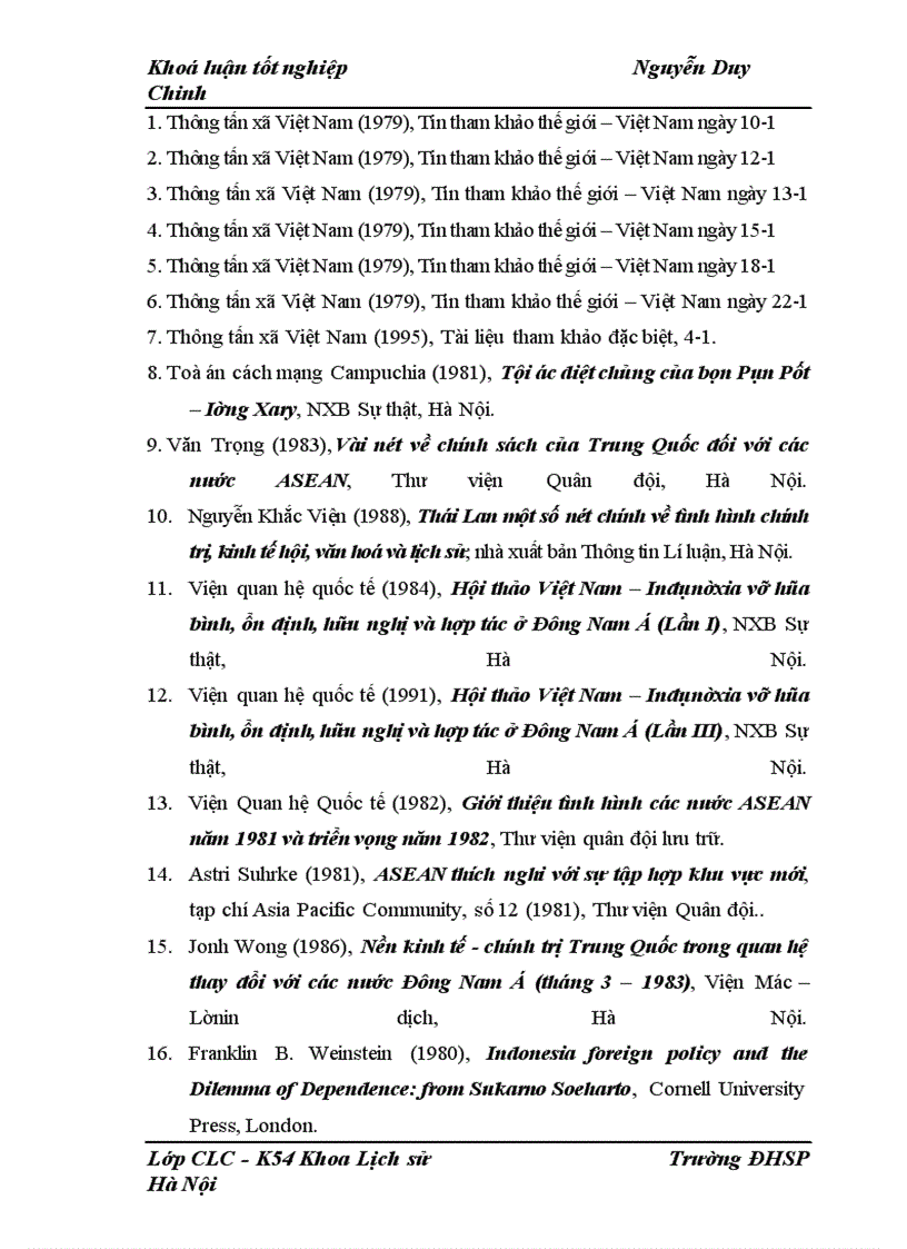 image for page Mối quan hệ Đông Dương và ASEAN 1975 – 1992, lịch sử và triển vọng