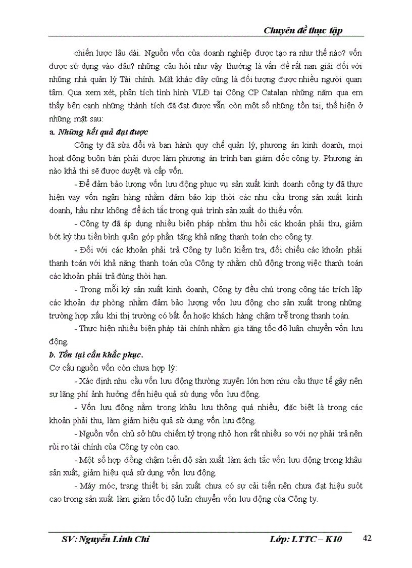 image for page Giải pháp nâng cao hiệu quả sử dụng vốn lưu động tại công ty cổ phần Catalan