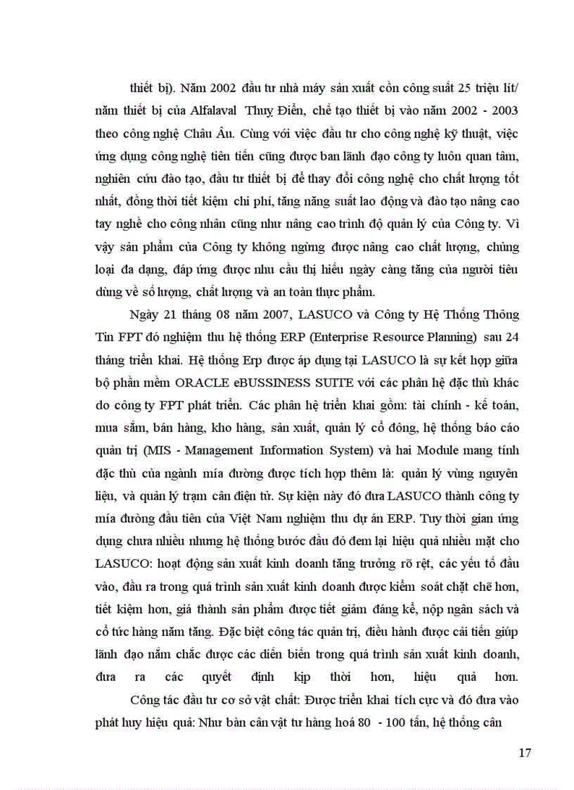 image for page Hoàn thiện công tác kế toán tài sản cố định hữu hình tại Công ty cổ phần mía đường Lam Sơn