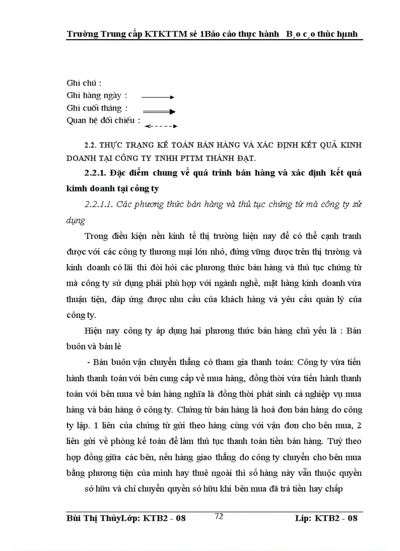 image for page Hoàn thiện kế toán bán hàng và xác định kết quả kinh doanh ở công ty TNHH PTTM Thành Đạt