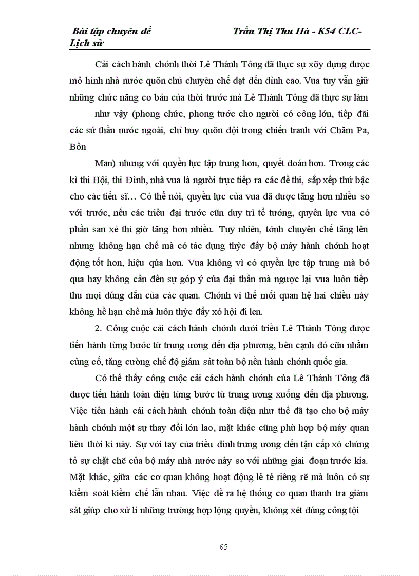 image for page Bối cảnh lịch sử trước cải cách hành chính của Lê Thánh Tông và con người Lê Thánh Tông