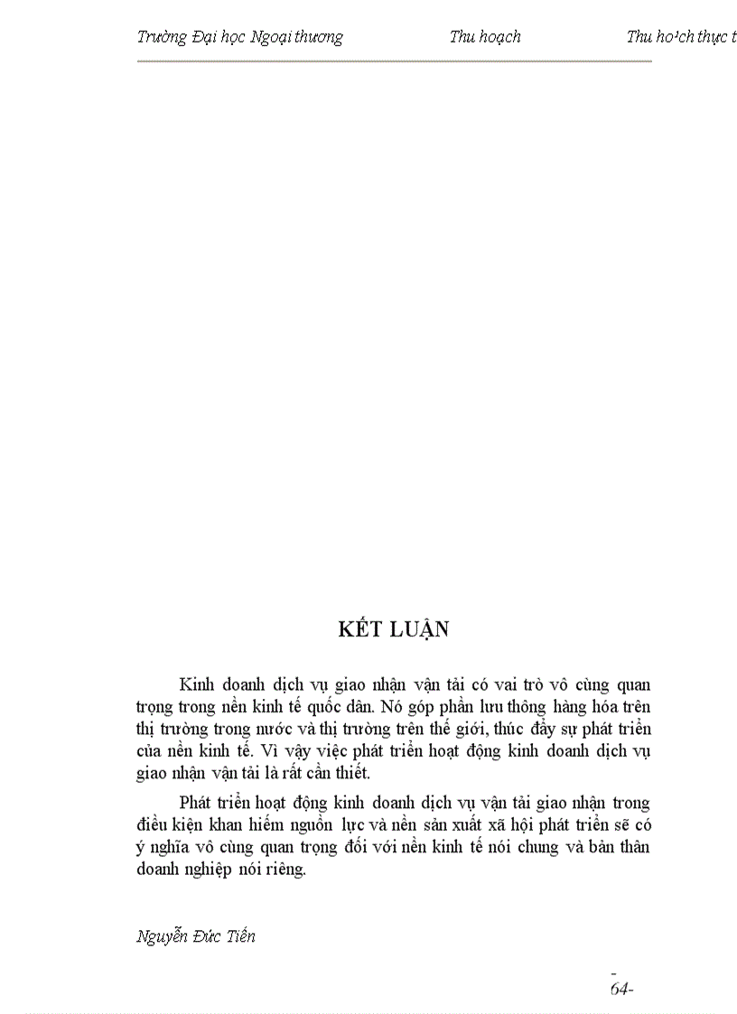 image for page Một số biện pháp phát triển hoạt động kinh doanh dịch vụ giao nhận vận tải tại Công ty Tiền Phong