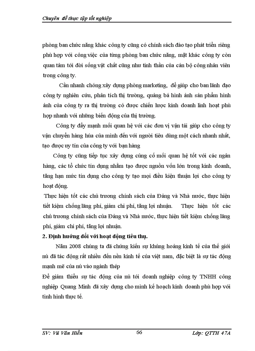 image for page Một số giải pháp thúc đẩy tiêu thụ thép trên thị trường nội địa của công ty TNHH Công Nghiệp Quang Minh