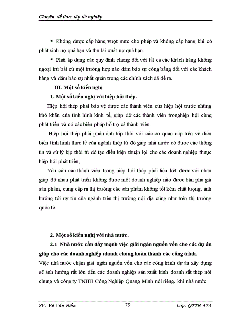 image for page Một số giải pháp thúc đẩy tiêu thụ thép trên thị trường nội địa của công ty TNHH Công Nghiệp Quang Minh