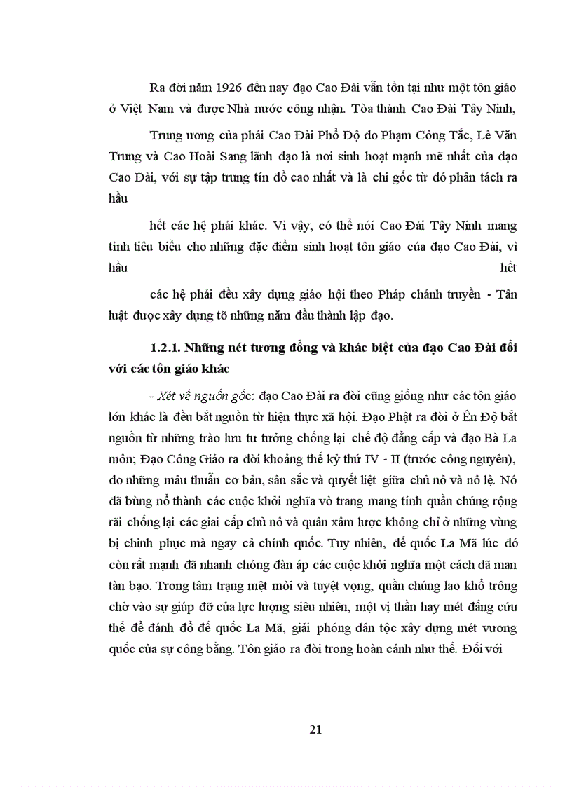 image for page Ảnh hưởng của đạo cao đài