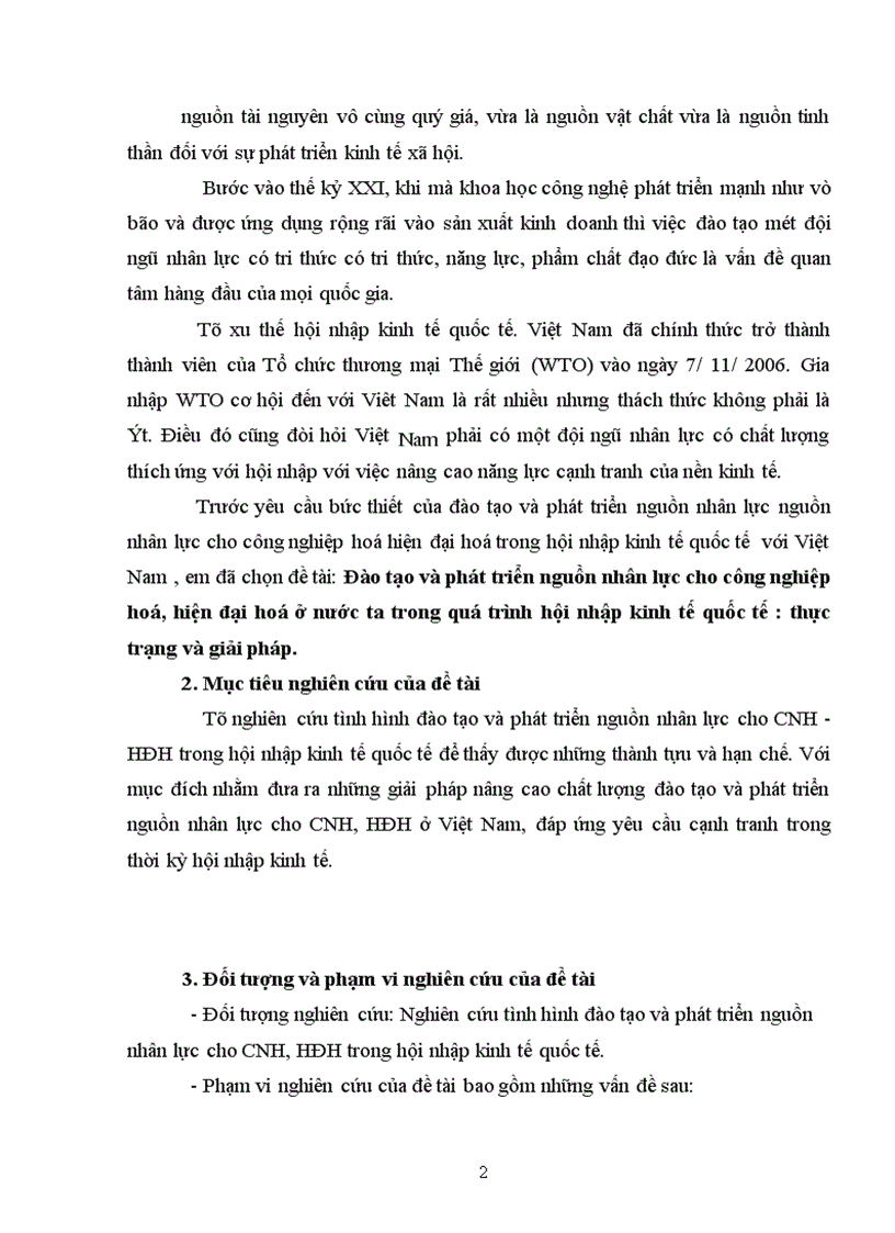image for page Đào tạo và phát triển nguồn nhân lực cho công nghiệp hoá, hiện đại hoá ở nước ta trong quá trình hội nhập kinh tế quốc tế