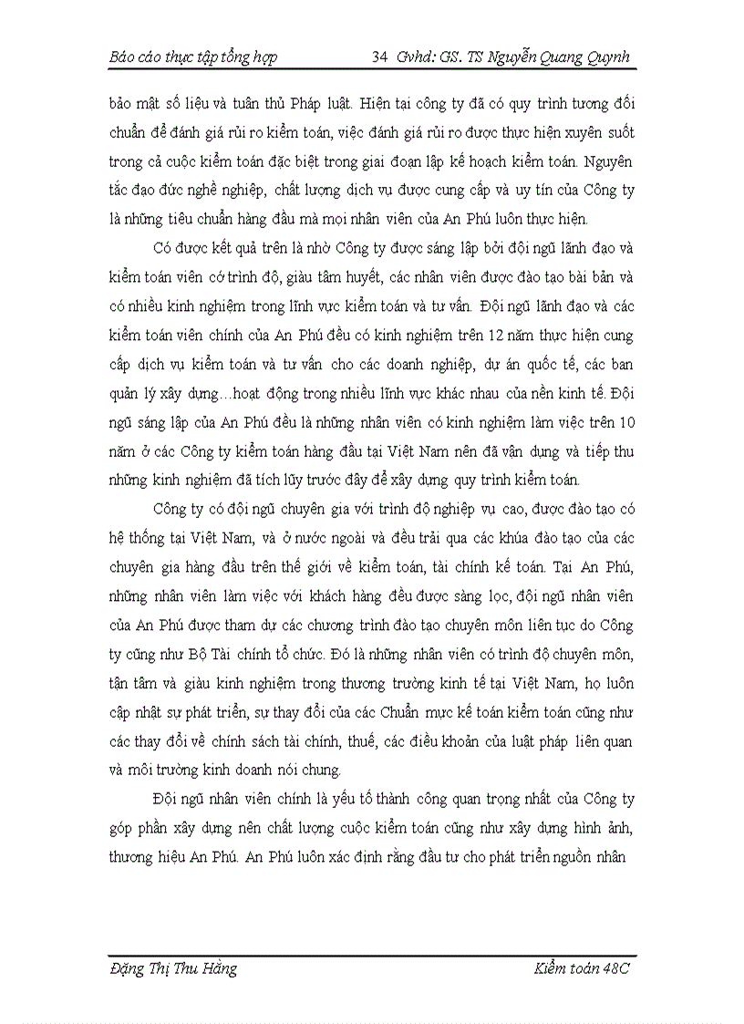 image for page Đặc điểm tổ chức kiểm toán của Công ty TNHH Kiểm toán An Phú