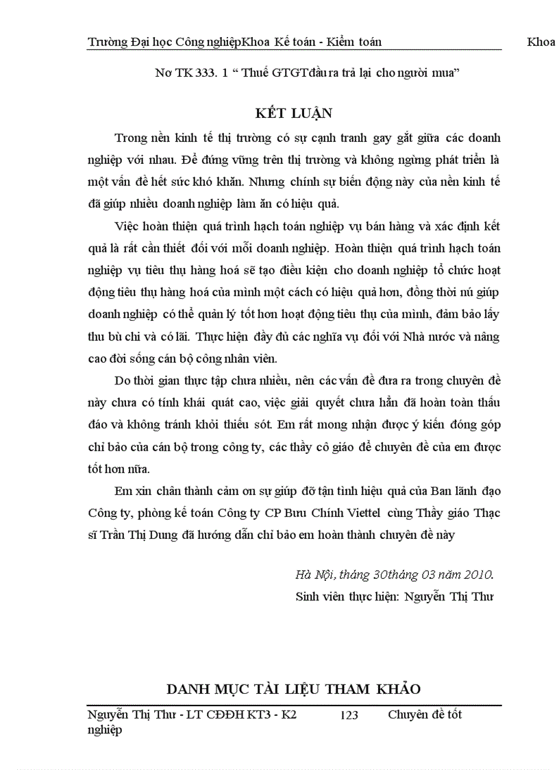 image for page Một số ý kiến đóng góp nhằm hoàn thiện công tác kế toán tại Công ty CP Bưu Chính Viettel