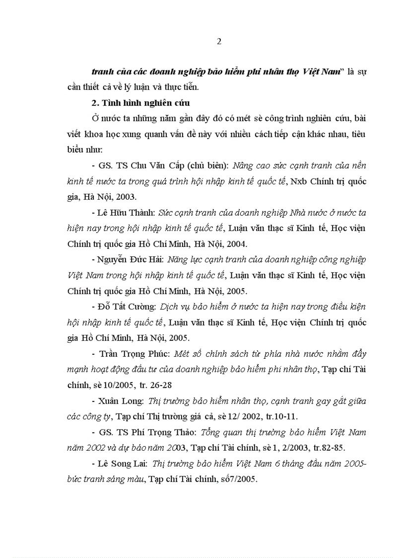 image for page Năng lực cạnh tranh của các doanh nghiệp bảo hiểm phi nhân thọ Việt Nam