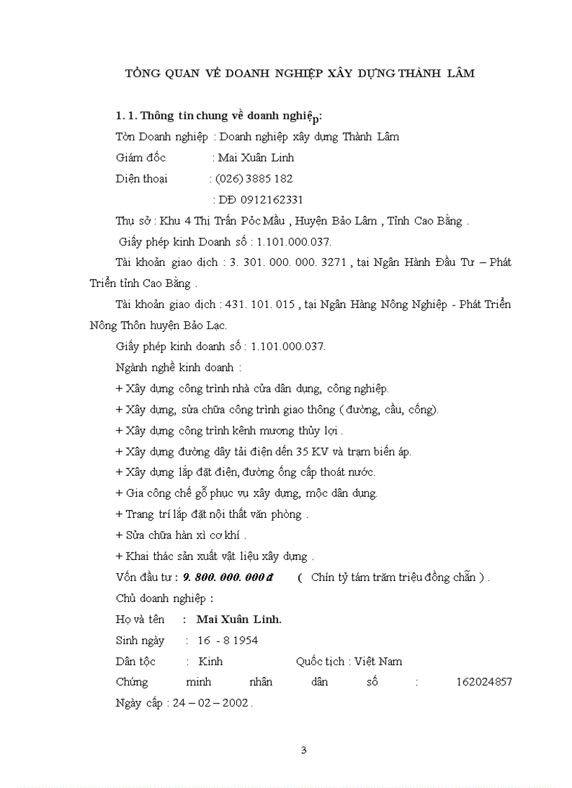 image for page Định hướng phát triển sản xuất xây dựng của doanh nghiệp xây dựng Thành Lâm.