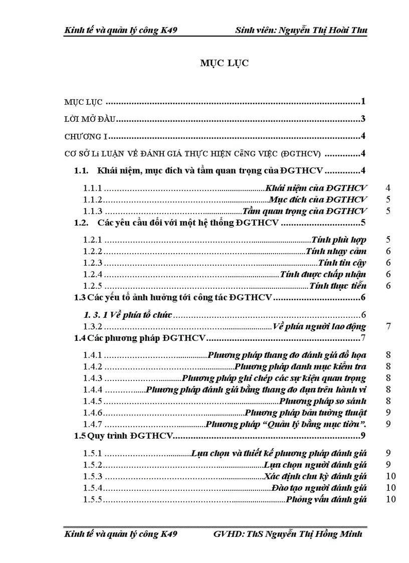 image for page Một số giải pháp nhằm hoàn thiện công tác đánh giá thực hiện công việc đối với nhân viên Khối Văn phòng thuộc Tổng Công ty Chè Việt Nam