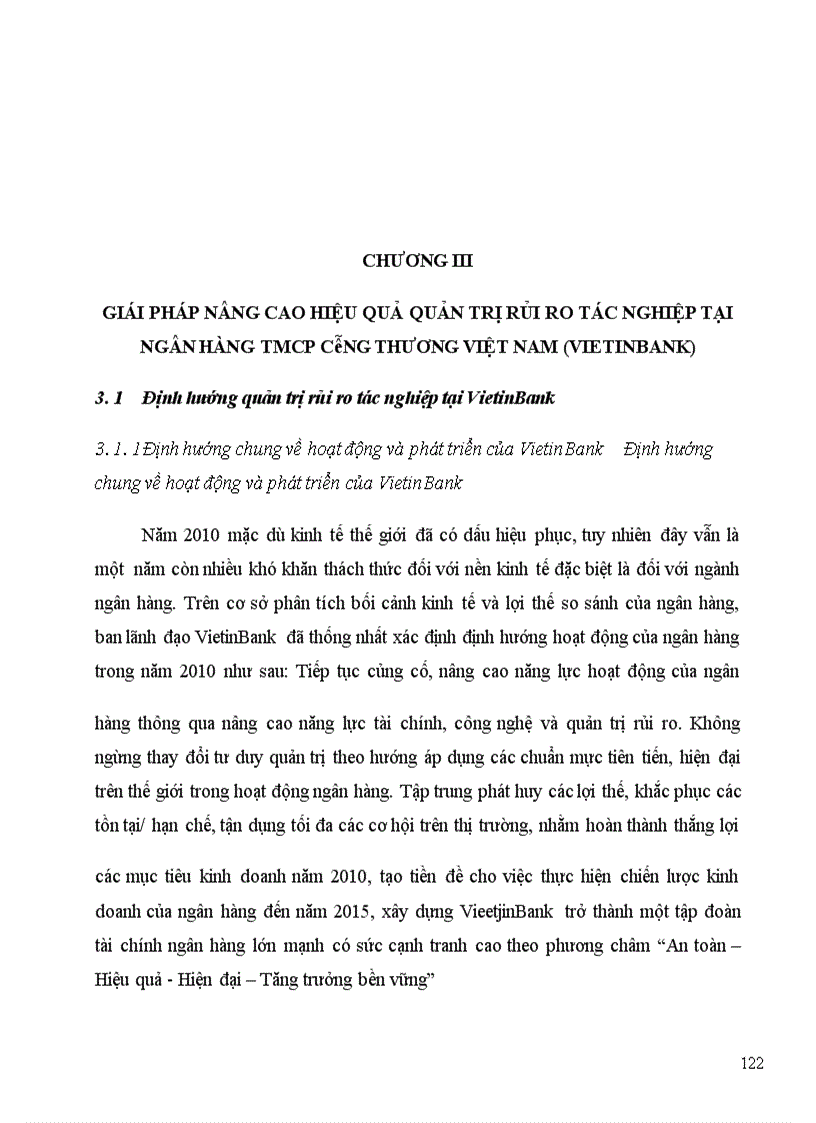 image for page Nâng cao hiệu quả công tác quản trị rủi ro tác nghiệp tại Ngân hàng TMCP Công thương Việt Nam
