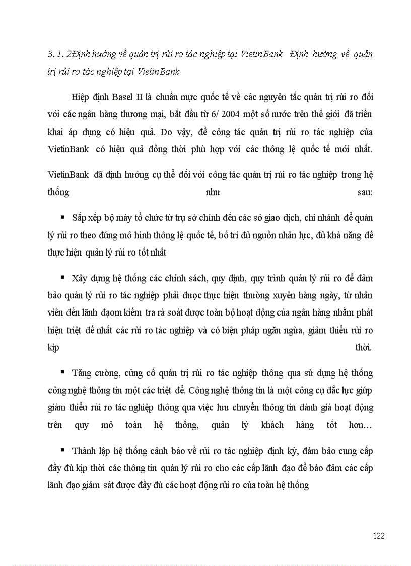 image for page Nâng cao hiệu quả công tác quản trị rủi ro tác nghiệp tại Ngân hàng TMCP Công thương Việt Nam