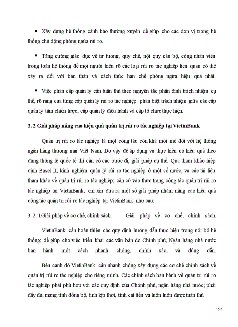 image for page Nâng cao hiệu quả công tác quản trị rủi ro tác nghiệp tại Ngân hàng TMCP Công thương Việt Nam