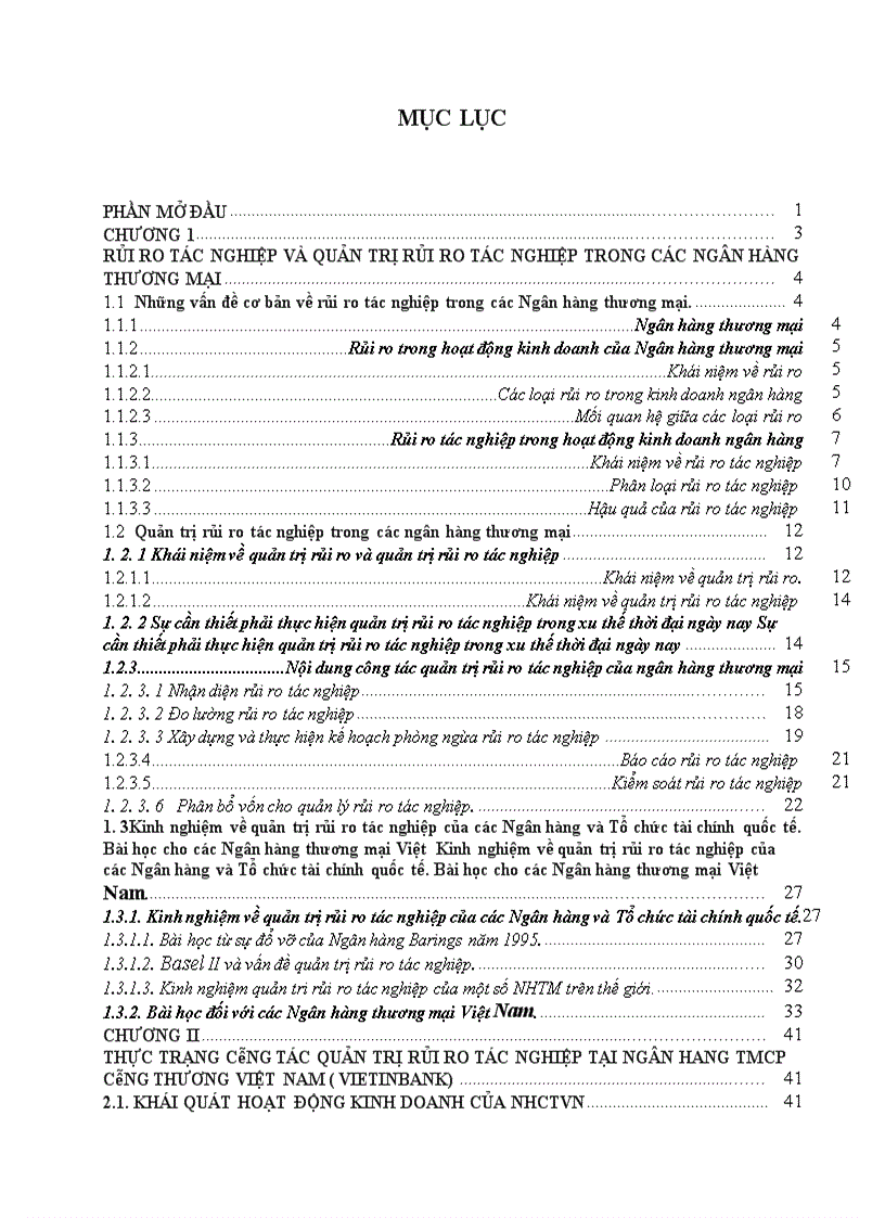 image for page Nâng cao hiệu quả công tác quản trị rủi ro tác nghiệp tại Ngân hàng TMCP Công thương Việt Nam