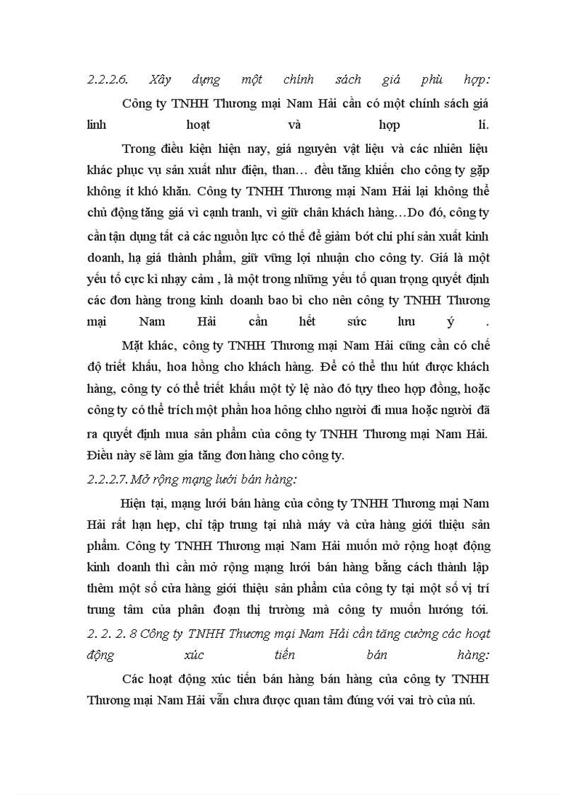 image for page Giải pháp thúc đẩy hoạt động bán hàng của công ty TNHH TM Nam Hải