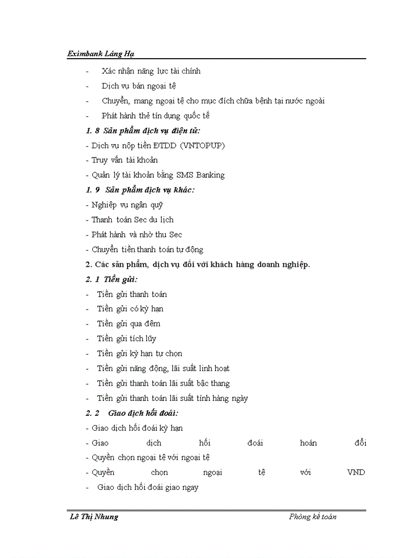 image for page Các sản phẩm dịch vụ của eximbank