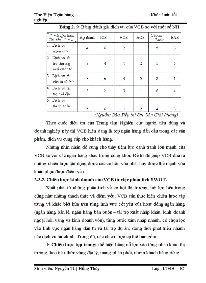 image for page Ứng dụng mô hình SWOT nâng cao năng lực cạnh tranh của các ngân hàng thương mại cổ phần Việt Nam trong tiến trình hội nhập quốc tế