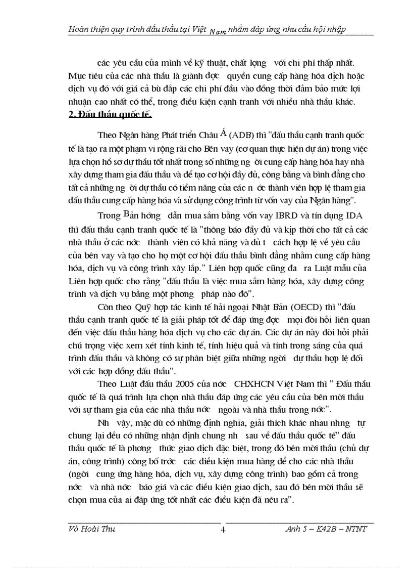 image for page Hoàn thiện quy trình đấu thầu tại việt nam nhằm đáp ứng nhu cầu hội nhập