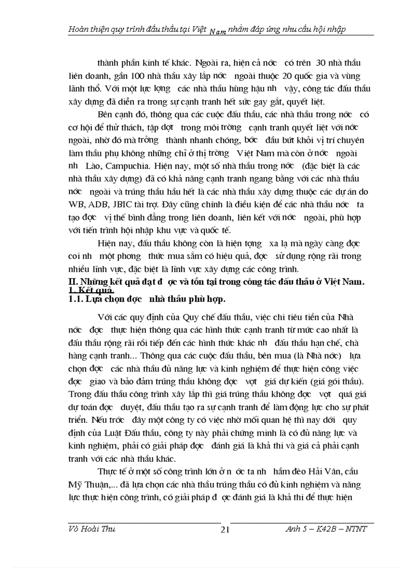 image for page Hoàn thiện quy trình đấu thầu tại việt nam nhằm đáp ứng nhu cầu hội nhập