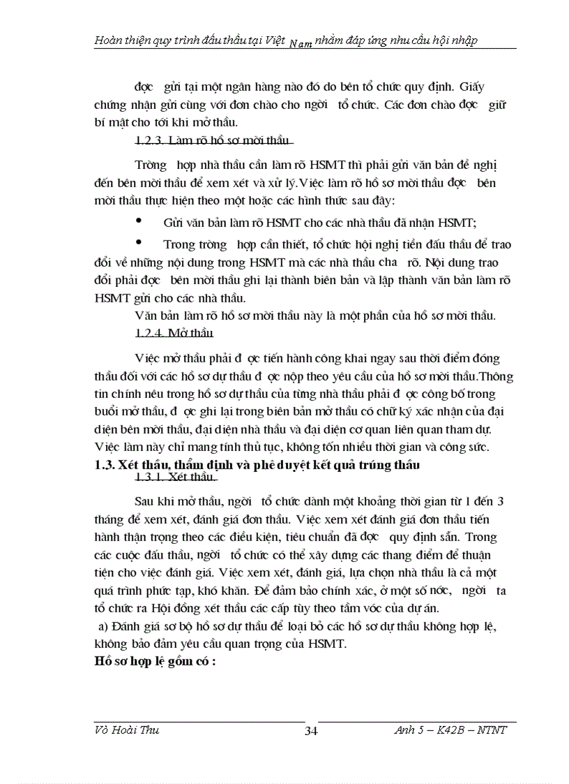 image for page Hoàn thiện quy trình đấu thầu tại việt nam nhằm đáp ứng nhu cầu hội nhập