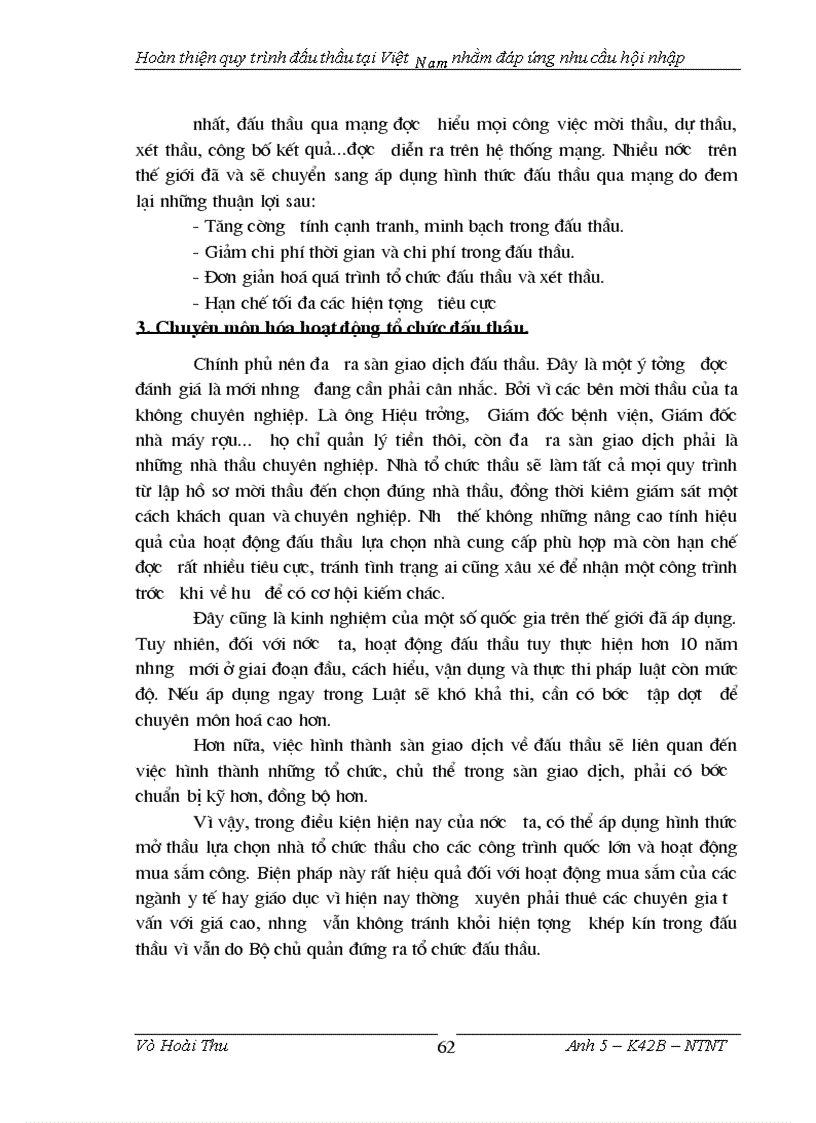 image for page Hoàn thiện quy trình đấu thầu tại việt nam nhằm đáp ứng nhu cầu hội nhập