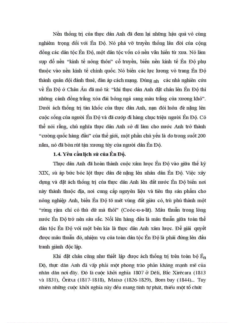 image for page Quá trình đấu tranh giành độc lập của nhân dân ấn Độ