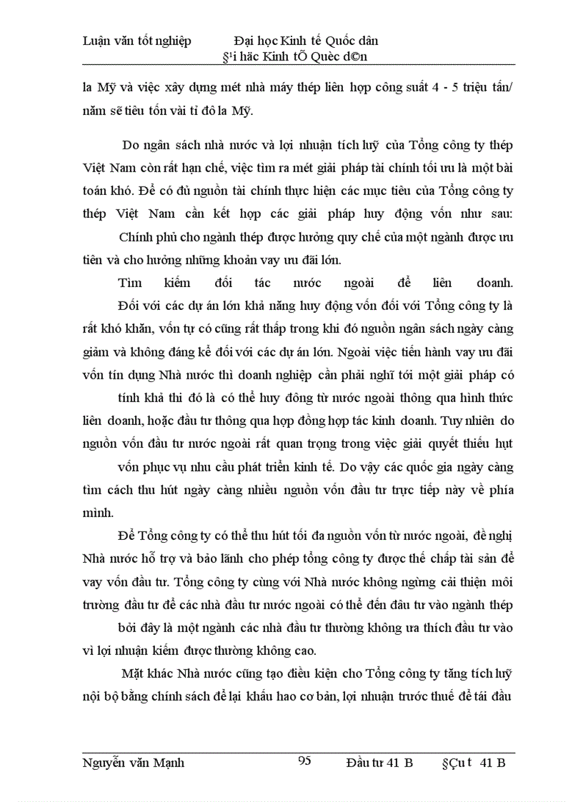 image for page Phương hướng và một số giải pháp đầu tư nhằm nâng cao khả năng cạnh tranh của Tổng công ty thép Việt Nam